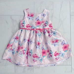 Beautiful Pink Floral Dress 12-18 months